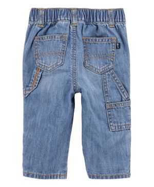 Jeans De Mezclilla Con Dobladillo Remangado Oshkosh B'Gosh