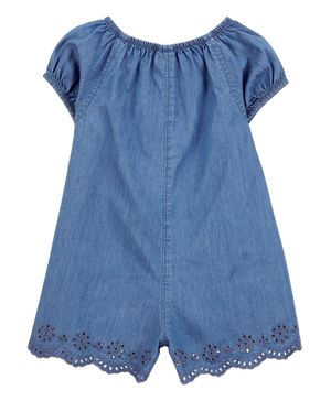 Jumpsuit De Chambray Con Botones Al Frente Carter's