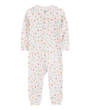 Mameluco Estampado De Flores Ajuste Perfecto Carter's