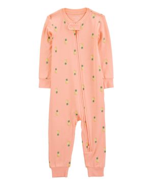 Mameluco Purely Soft Estampado De Piñas Ajuste Perfecto Carter's