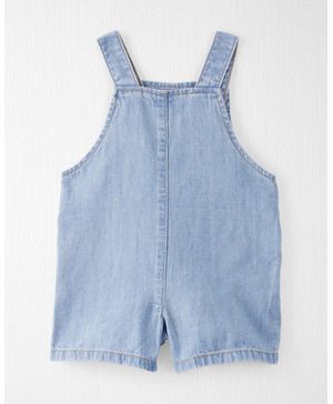 Overol Corto De Chambray De Algodón Orgánico Carter's Little Planet