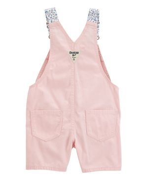 Overol Corto De Punto Estampado Corazón Oshkosh B'Gosh