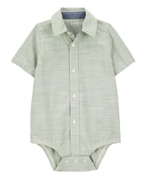 Pañalero Con Botones Al Frente Tipo Camisa Oshkosh B'Gosh