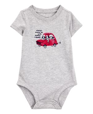 Pañalero Manga Corta "Mommy And Daddy" Carter's