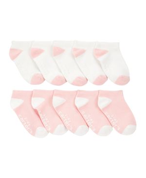 Paquete De 10 Pares De Calcetines Cortos Carter's