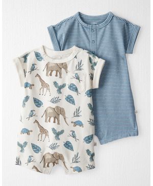 Paquete De 2 Jumpsuits De Algodón Orgánico Carter's Little Planet