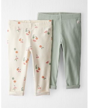 Paquete De 2 Leggings De Algodón Carter's Little Planet