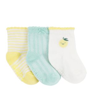 Paquete De 3 Pares De Calcetines De Limón Carter's