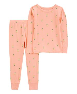 Pijama De 2 Prendas Purelysoft Con Estampado De Piña Carter's
