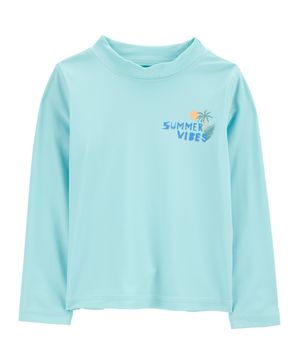 Playera Para Nadar Manga Larga Estampado Tropical Oshkosh B'Gosh
