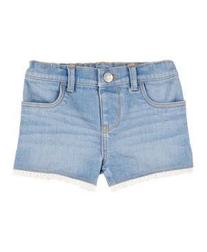 Short De Mezclilla Icónico Con Dobladillo Calado Oshkosh B'Gosh