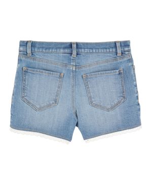 Short De Mezclilla Icónico Con Dobladillo Calado Oshkosh B'Gosh