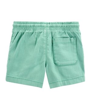 Shorts De Algodón - Turquesa Carter's
