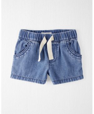 Shorts De Chambray De Algodón Orgánico Carter's Little Planet
