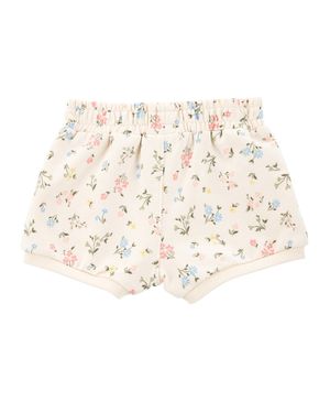 Shorts Pull-On De Algodón Estampado Floral Carter's