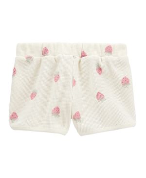 Shorts Termales Con Estampado De Fresas Carter's