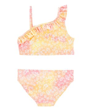 Traje De Baño De 2 Prendas Con Volantes