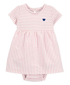 Vestido Con Cubrepañal A Rayas Carter's