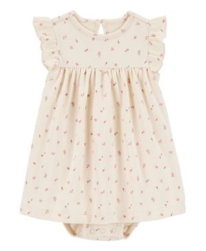 Vestido De Algodón Estampado Floral Carter's
