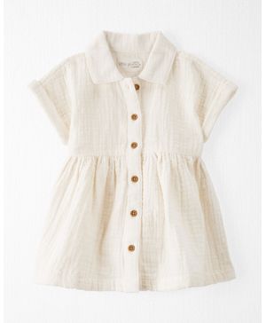 Vestido De Gasa De Algodón Orgánico Carter's Little Planet