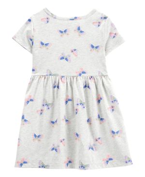 Vestido De Manga Corta Con Estampado De Mariposas Carter's