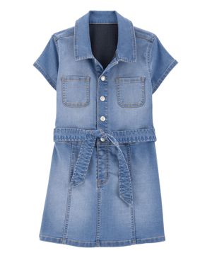 Vestido De Mezclilla Con Cinturón Oshkosh B'Gosh