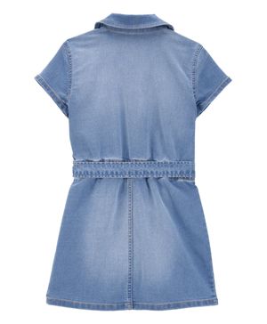 Vestido De Mezclilla Con Cinturón Oshkosh B'Gosh