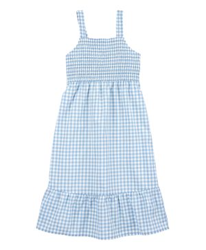Vestido Sin Mangas Con Estampado A Cuadros Gingham Carter's