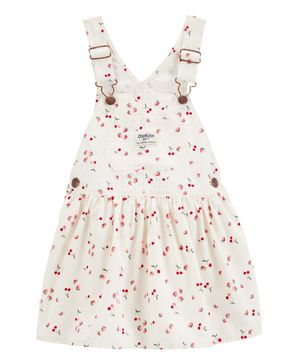 Vestido Tipo Overol De Punto Estampado Cerezas Oshkosh B'Gosh