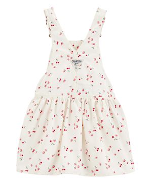 Vestido Tipo Overol De Punto Estampado Cerezas Oshkosh B'Gosh