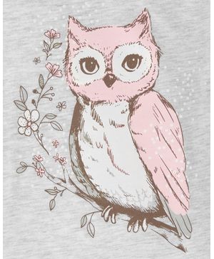 Playera con estampado de búho Carter's