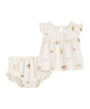 Conjunto de 2 prendas Purelysoft Con Estampado Tropical Carter's