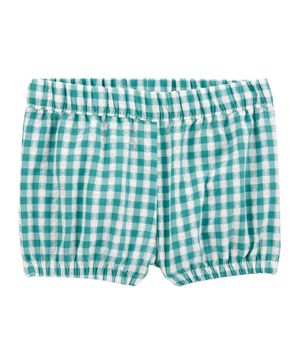 Conjunto de 3 prendas Con Shorts Estampado A Cuadros Carter's