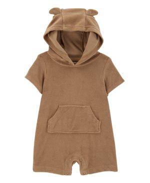 Romper De Algodón Con Capucha Carter's