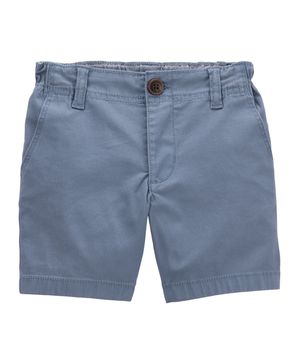 Shorts Corte Recto Color Azul Oshkosh B'Gosh