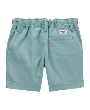 Shorts Corte Recto Color Verde Azulado Oshkosh B'Gosh