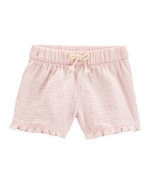 Shorts De Gasa Con Volantes Carter's