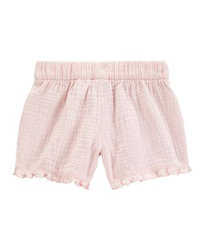 Shorts De Gasa Con Volantes Carter's