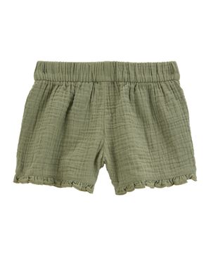 Shorts De Gasa Con Volantes Carter's