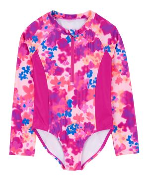 Traje De Baño 1 Pieza Floral