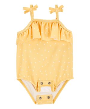 Traje De Baño De 1 Pieza Con Lunares Carter's