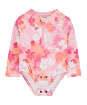 Traje De Baño De 1 Pieza Floral Oshkosh B'Gosh