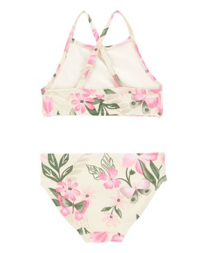 Traje De Baño De 3 Piezas Con Estampado Floral Carter's