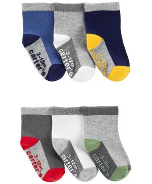 Paquete De 6 Pares De Calcetines Carter's