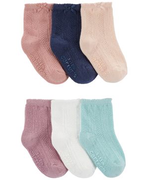 Paquete De 6 Pares De Calcetines Carter's