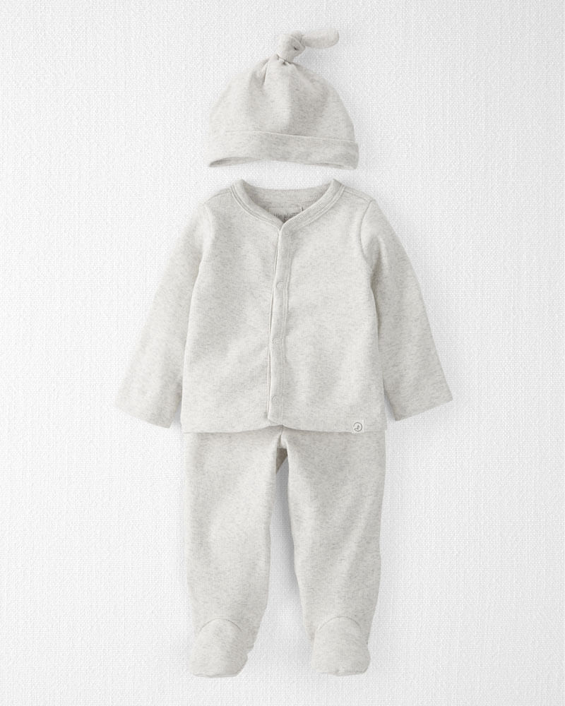 Conjunto_Para_Llegada_A_Casa_De_Algodon_Organico_De_3_Prendas_Blanco_1K504510_1