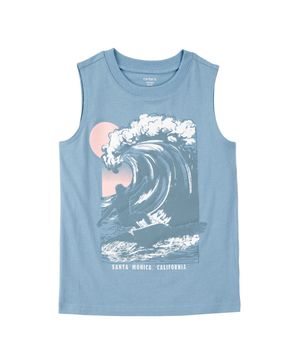 Camiseta Gráfica Sin Mangas Con Surf Carter's
