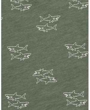 Camiseta Sin Mangas De Punto Jersey Flameado De Tiburones Carter's