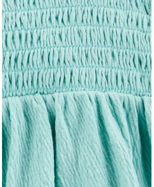 Conjunto De 2 Piezas Con Blusa Sin Mangas Plisada Y Short Carter's