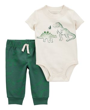 Conjunto De 2 Piezas con Pantalón De Dinosaurios Carter's